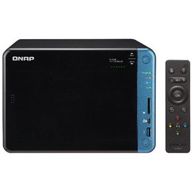 Resim Qnap TS-653B 6 x 3.5”or 2.5”SATA 6Gb-s, SATA 3Gb-s Ethernet Lan Tower Siyah Nas 6 Yuva 