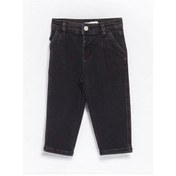 Resim Erkek Çocuk Esnek Kumaş Kot Pantolon-15647 Siyah 