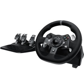 Resim Logitech G-G920 Driving Force Xbox Series(XBOX X, S, One) ve PC Uyumlu Yarış Direksiyonu 