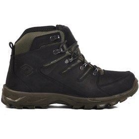 Resim Scooter Siyah Nubuk Haki Su Geçirmez Düz Bot Çok Renkli 