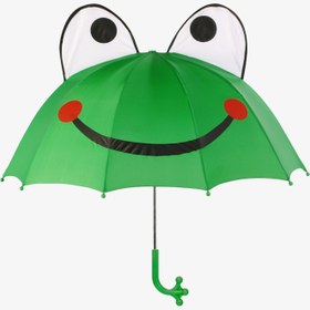 Resim Kidorable Kurbağa Çocuk Yeşil Şemsiye 