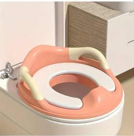 Resim Maxaccess Pembe Taç Desenli Bebek Lazımlık Klozet Adaptörü Tuvalet Eğitimi Pembe 