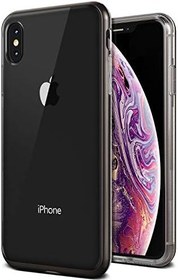Resim Vrs Design VRS94130 iPhone Xs Max Crystal Bumper Kılıf, Metal Black 
