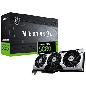 Resim MSI Ventus 3X Plus GeForce RTX 5080 16 GB GDDR7 256 Bit HDMI/DP Ekran Kartı 