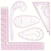 Resim 5-Stil Moda Tasarım Cetvel Seti Dikiş Araçları için - Elbise Dikişi/Takı Tasarımı/İğne İşi için İyi Dokunuşlu Fransız Eğrisi Dikiş Aracı 
