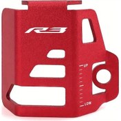 Resim Tongdashop Motheart Yamaha Yzf-r3 2015-2023 Kırmızı Arka Fren Hidrolik Deposu Koruyucu Kapak 