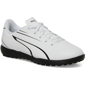 Resim Puma Vıtorıa Tt Jr Beyaz Unisex Halı Saha Ayakkabısı 000000000102017261 Beyaz - Siyah 