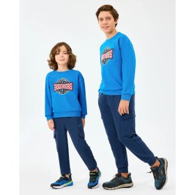 Resim Skechers B Crewneck Sweatshirt Büyük Erkek Çocuk Neonblue Sweatshirt Sk2520017-3573 