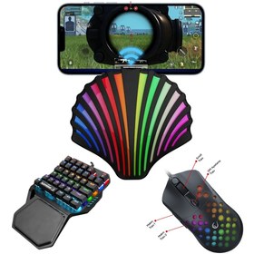 Resim HANDJOY Kugamer M4 Süper Üçlü Set - 2000hz Pubg Mobile Klavye Mouse Akıllı Konsol Dönüştürücü 2025 Türkçe 