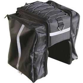 Resim Bisiklet Heybeli Arka Geniş Bagaj Tur Çantası Procycle Siyah 