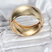 Resim BURCU MODA Pirinç Gold Renk Bombeli Vintage Kadın Bileklik 