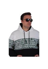 Resim Starbattal Büyük Beden Kapüşonlu 3ip Sweat Transforming 25713 Ekru Ekru 