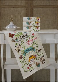 Resim En Güzel Mutfak Havlusu Modeli 4'lü Make Love 