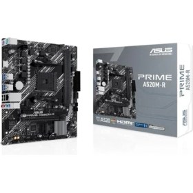 Resim Prime A520M-R Ddr4 5100MHZ 1xhdmi 1xm.2 Usb2.0 Matx Am4 (Amd Am4 5000/4000 /3000 Seri̇si̇ Ile Uy 