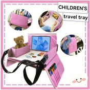 Resim Maxaccess Pembe Araba Koltuğu Seyahat Tepsisi Yolculuk Oyun Masası Düzenleyici 