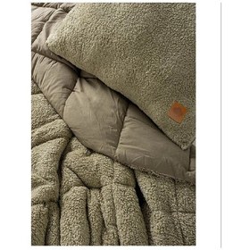 Resim Cotton Box Tek Kişilik Peluş Yorgan Seti Taş Taş 