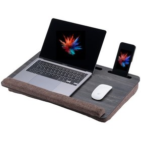 Resim Minderli Laptop Sehpası 17.3" Antrasit 