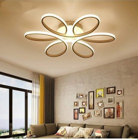 Resim Eskitme Renk Modern Tasarım Yatak Odası -salon-mutfak Gün Işığı Ve Beyaz Çift Renk Led Avize Eskitme 