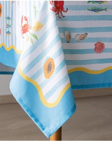 Resim Madame Coco Morose Polycotton Masa Örtüsü - Renkli - 150x150 Cm 8684427277829 Çok Renkli 