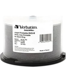 Resim 4,7 Gb'a Kadar 16 x Datalifeplusbeyaz Mürekkep Püskürtmeli Yazdırılabilir Hub Yazdırılabilir Kaydedilebilir Disk Dvd-R 50 Disk Mili 95079 
