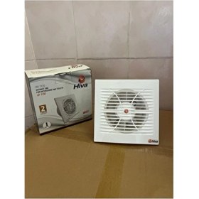 Resim Hiva Banyo Tuvalet Aspiratörü 120 mm Kolay Montajlı Beyaz Renkli Plastik Yapı 