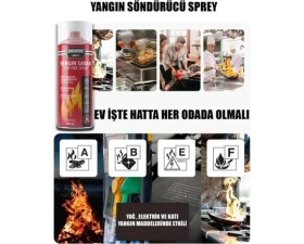 Resim Nemere Yangın Savar Tüpü Sprey 