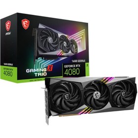 Resim MSI Geforce Rtx4080 16gb Gamıng X Trıo 16gb Gddr6x 256bıt 1xhdmı 3xdp Ekran Kartı 