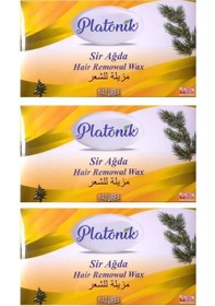 Resim Platonik Naturel Sarı Kalıp Sir Ağda 400 G x 3 