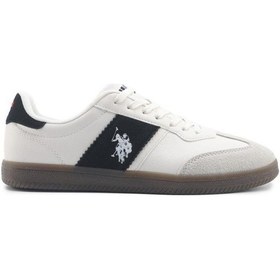 Resim U.S. Polo Assn. U.s.polo Assn Sandra Beyaz Siyah Unisex Sneaker Beyaz Siyah 