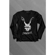 Resim Kendim Seçtim Donnie Darko Beyaz Tavşan Film Movie Dark Uzun Kollu Tişört Baskılı Çocuk T-Shirt 