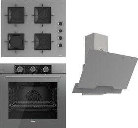Resim Fryart Basic Ss Serisi Gri Set (ss208 + Qxe62cpr +d065 ) 