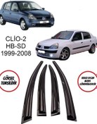 Resim BALP Renault Clio 2 Cam Rüzgarlığı 4lü 1999-2008 Arası 