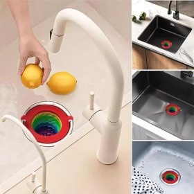 Resim Sunup Renkli Mutfak Lavabo Süzgeci 