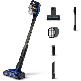 Resim Philips 8000 Seri Turbo Fonksiyonlu Evcil Hayvan Başlıklı 70 dk Kullanım Süresi Dikey Şarjlı Süpürge 