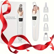 Resim Sunhill 5'li Yüz Temizleme Cihazı, Nazik Jet ve Kaba Jet ile, USB Şarj Edilebilir, Lityum Polimer Pil - Ev Kullanımı İçin İdeal, Gözenek Temizleme ve Güzellik Programı, Yüz Temizleyici|Kompakt Tasarım|USB Şarj Edilebilir Cihaz 