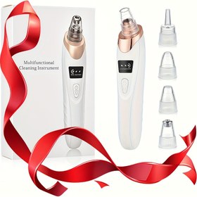Resim Sunhill 5'li Yüz Temizleme Cihazı, Nazik Jet ve Kaba Jet ile, USB Şarj Edilebilir, Lityum Polimer Pil - Ev Kullanımı İçin İdeal, Gözenek Temizleme ve Güzellik Programı, Yüz Temizleyici|Kompakt Tasarım|USB Şarj Edilebilir Cihaz 