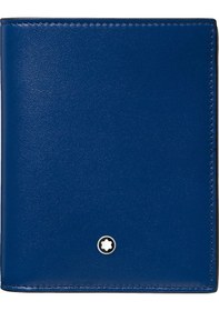 Resim Mont Blanc Montblanc Meisterstück Compact Cüzdan 129678 Mavi 