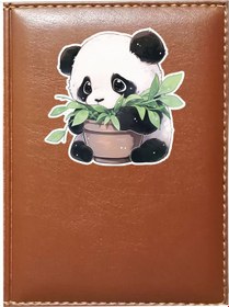 Resim Promosyon Denizi Sevimli Panda 1 Görselli Taba Ruhsat Kabı 