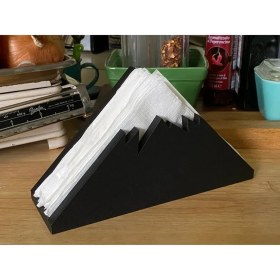 Resim Karlı Dağ Şekilli Peçetelik 