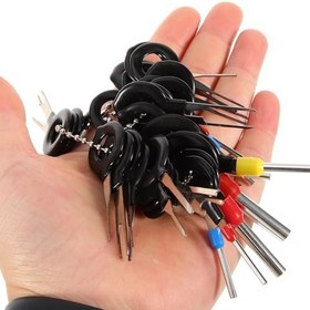 Resim VICASKY 82 Adet Iğne Fırlatıcı Tel Konnektörler Dübel Konektör Pimi Çıkarma Aracı Kiti Terminal Ejektörü Pin Konnektör Temizleme Aracı Terminal Çıkarma Kiti Alet Takımı Araba Çelik 