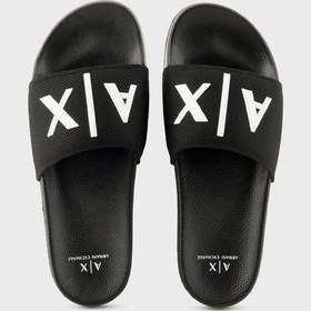 Resim Armani Exchange Erkek Terlik Xup001 Xv820 S277 Siyah-beyaz Beyaz - Siyah 