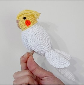 Resim diğer 111 Amigurumi Muhabbet Kuşu Sultan Papağan 