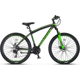 Resim Ümit Bisiklet 2761 Camaro M-2d Erkek Dağ Bisikleti 459H Md 27.5 Jant 21 Vites Siyah Yeşil 