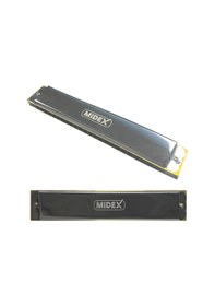 Resim Midex Hn-24sl Silver 24 Delikli Mızıka 