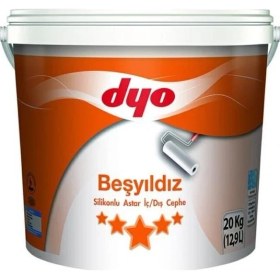Resim Dyo Beşyıldız Silikonlu İç Dış Astar 20 kg Beyaz 