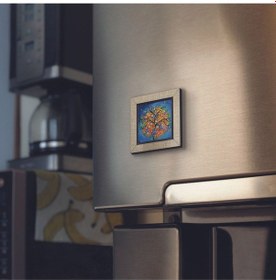 Resim Ağaç Baskılı Mdf Magnet 7x7 8 