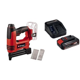 Resim Einhell Te-cn 18 Li Solo 18v Akülü Zımba Ve Çivi Çakma Makinesi +2,5ah Pxc Starter Kit 