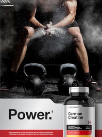 Resim Horbaach German Creatine Monohydrate 5000mg per serving 250 Caps - 50 Servis 