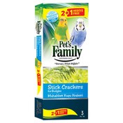 Resim Pet's Family Meyveli Muhabbet Krakeri 3'lü 