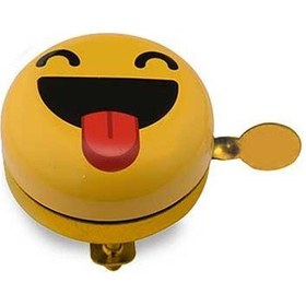 Resim Epic Emoji Dil Dışarı Metal Bisiklet Zili Çok Renkli 